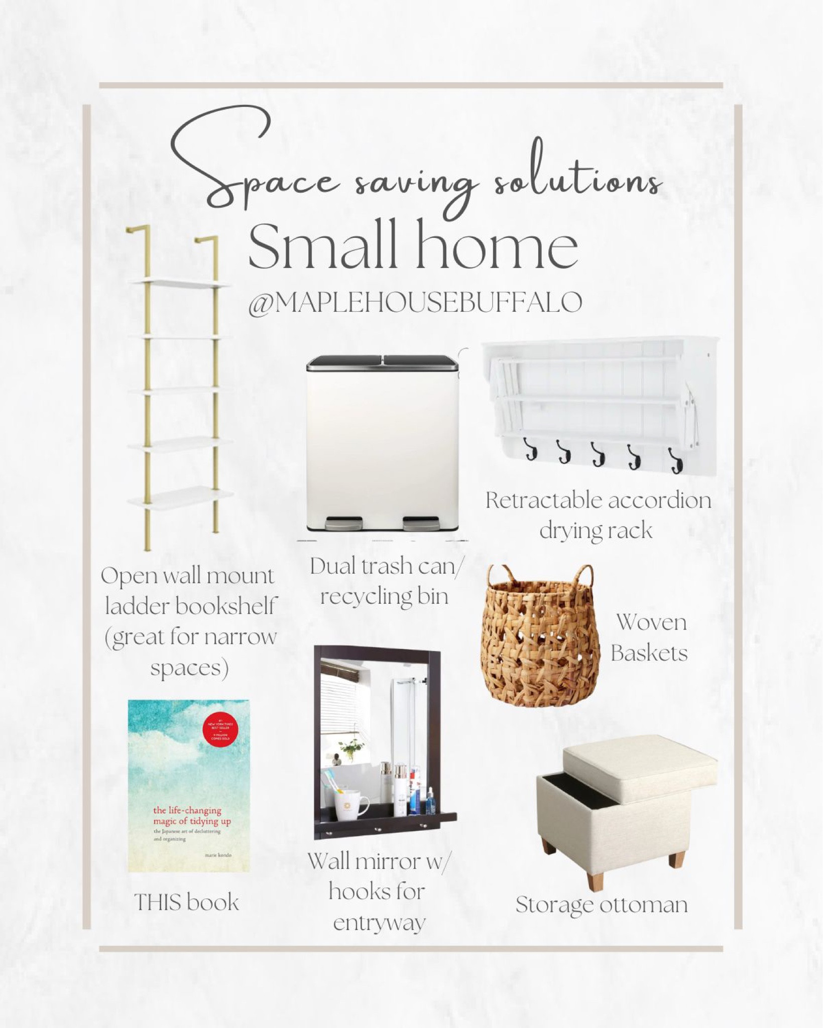 Space saving solutions for small homes - apartment / condo living 

#LTKFind #LTKstyletip #LTKhome