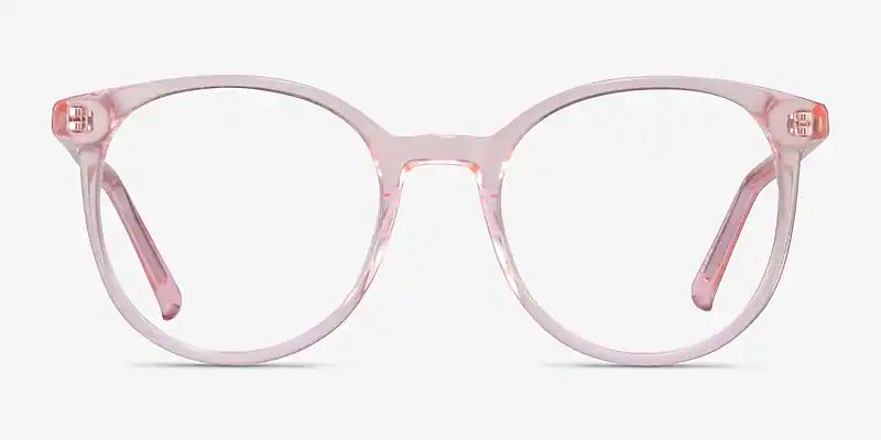 Noun Round Pink Tortoise Glasses for Women | Eyebuydirect | EyeBuyDirect.com