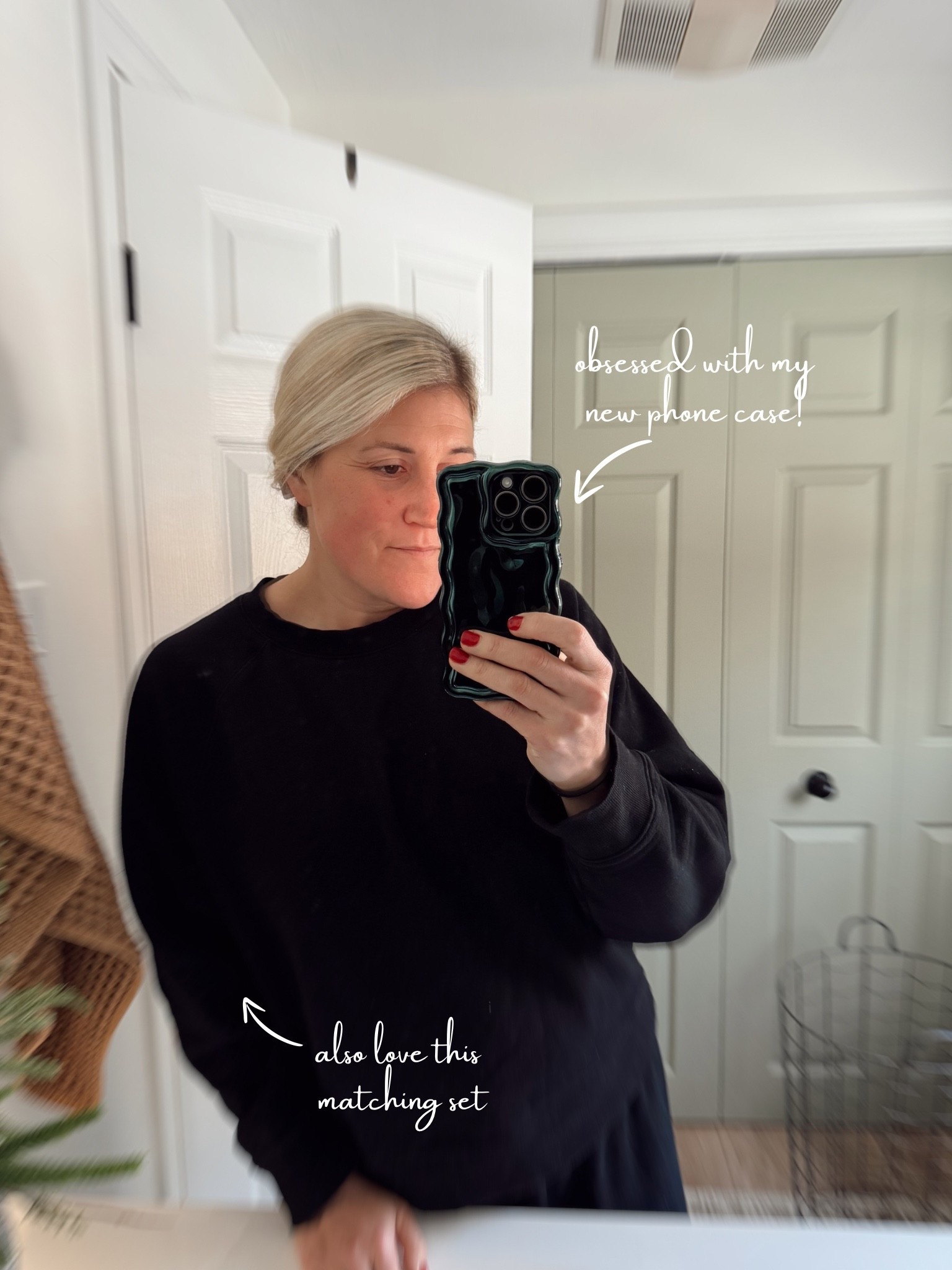 Love this color phone case for the season 😍 and this matching set is amazing and the price is 😍😍😍 I have three colors! 

#LTKootd #LTKU #LTKmomlife