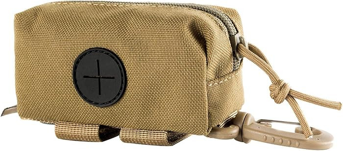 OneTigris Doggy Poop Bag Holder Zipper Dog Waste Bag Pouch Leash Attachment for Walking Training ... | Amazon (US)