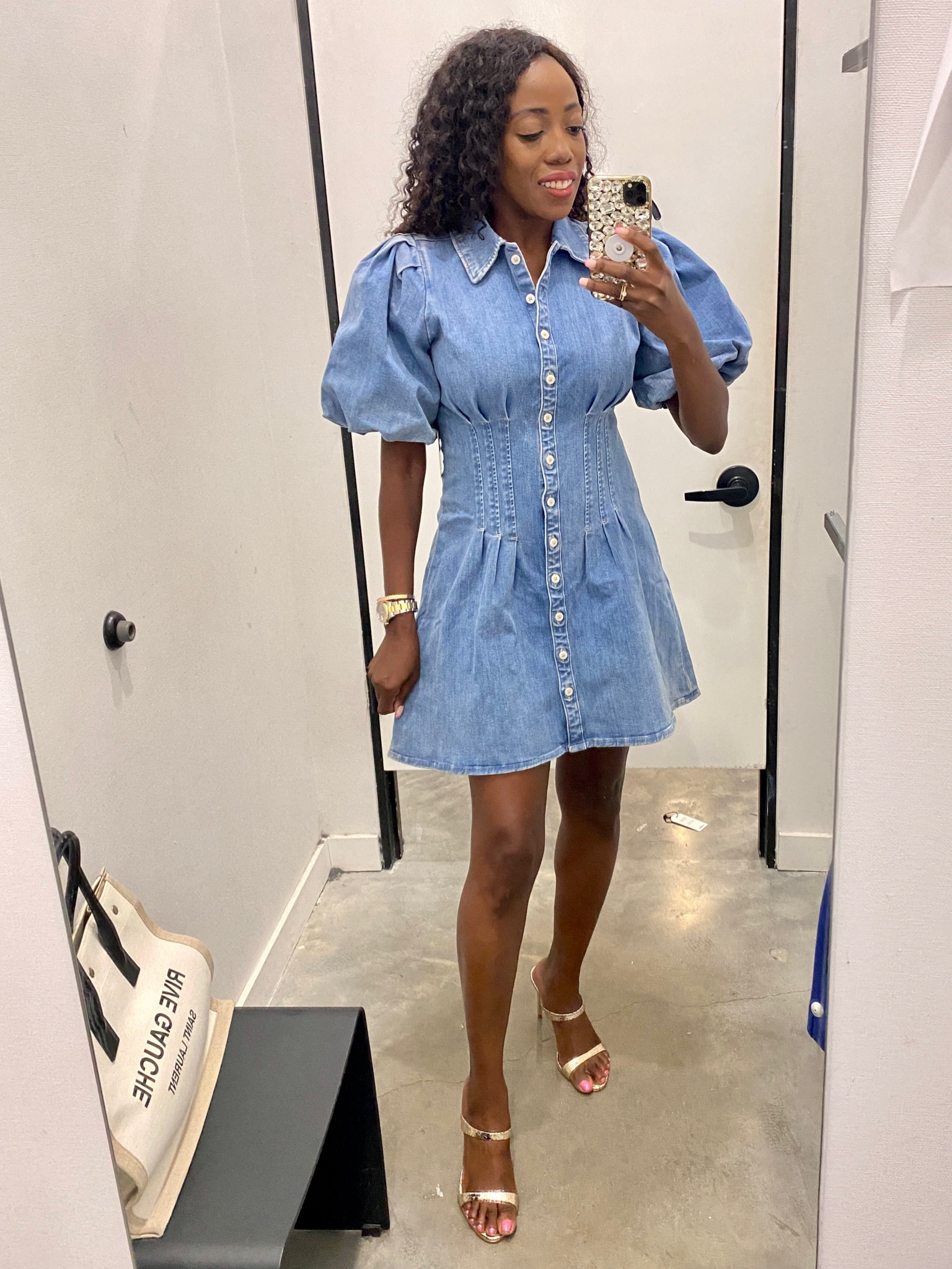 Denim Dresses 

Found this cute denim mini dress. It’s a button up with collar and puff sleeves. Runs true to size. Wearing a size 6. 
Also linked more down below. 

Denim Dresses | Summer Dresses | Summer | Dresses 

#SummerDresses #DenimDresses #SummerStyle #Dresses #LTKFashion 

#LTKFind #LTKstyletip #LTKtravel