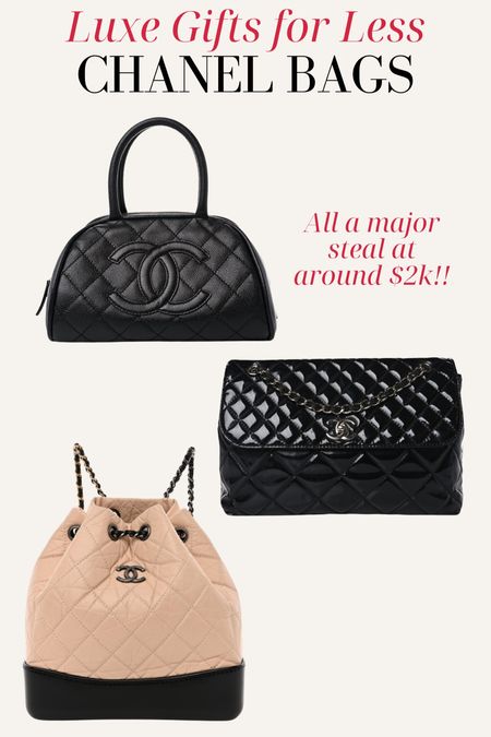 Luxe for less - Chanel bags on major sale!!! All around $2k, chanel bag, chanel clutch, chanel sale

#LTKitbag #LTKGiftGuide #LTKsalealert