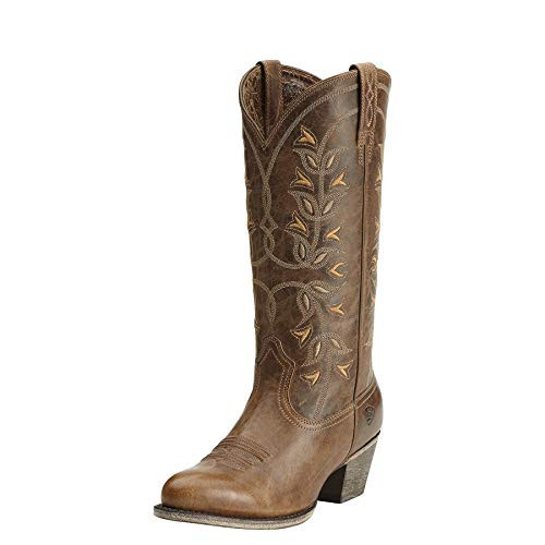 Ariat Women's Desert Holly Western Boots Country, Pearl, 8.5 | Amazon (US)