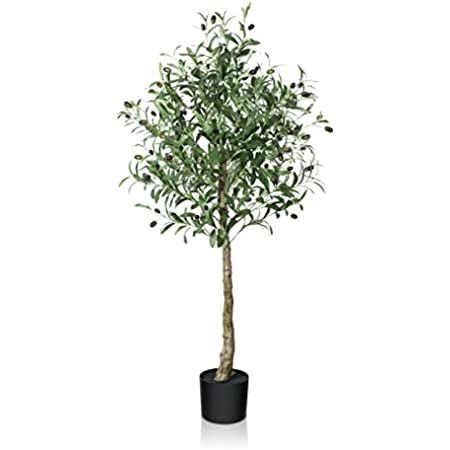 HaiSpring Artificial Olive Tree 6ft (71'') Fake Silk Perfect and Realistic Tall Artificial Plants... | Amazon (US)