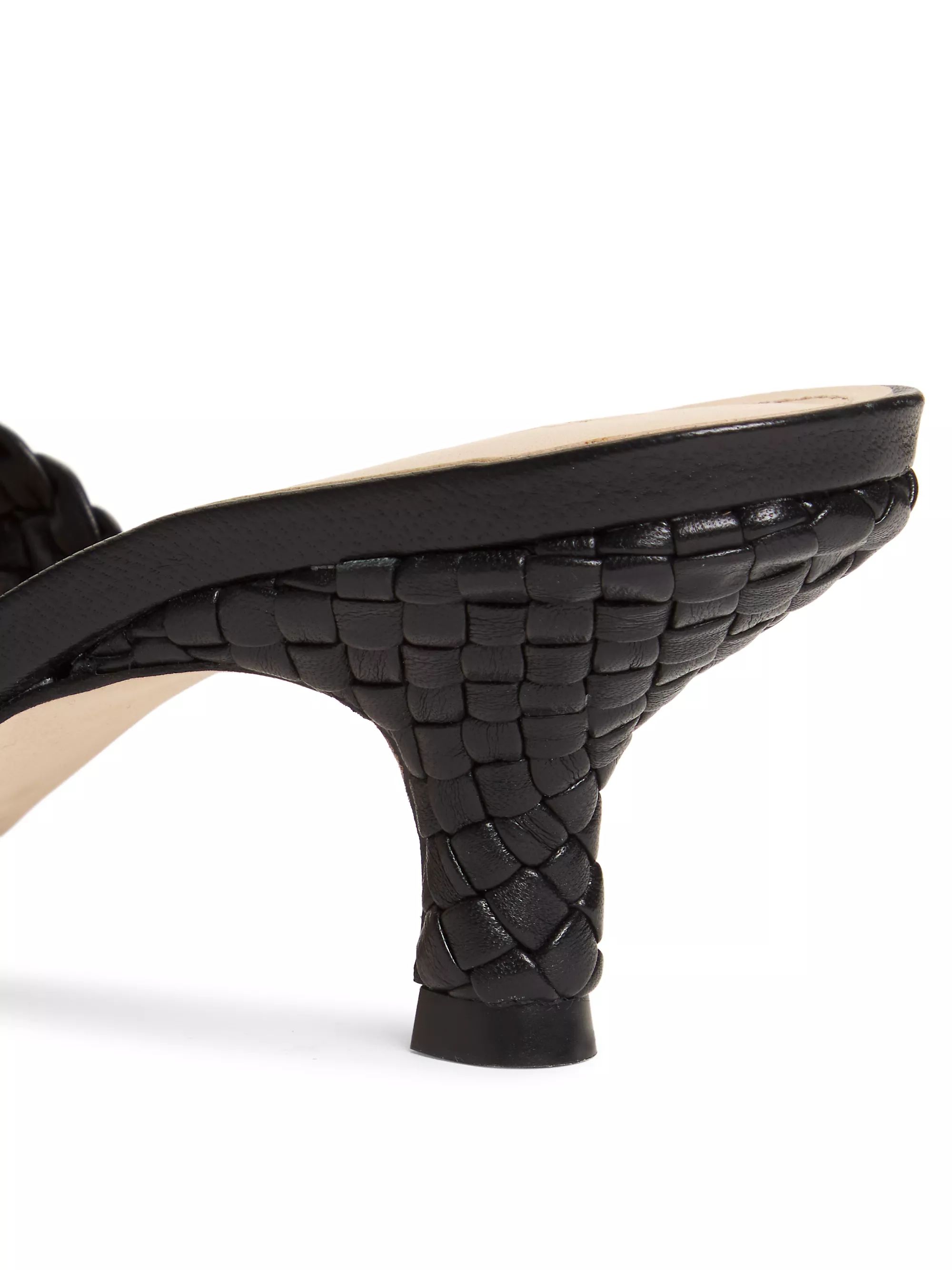 Deluxe 60MM Nappa Leather Mules | Saks Fifth Avenue