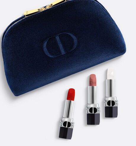 Rouge Dior Set: 2 Lipsticks and 1 Lip Balm | DIOR | Dior Beauty (US)