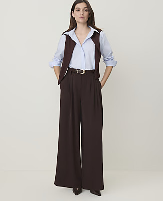 Ann Taylor The Pleated Culotte Pant | Ann Taylor