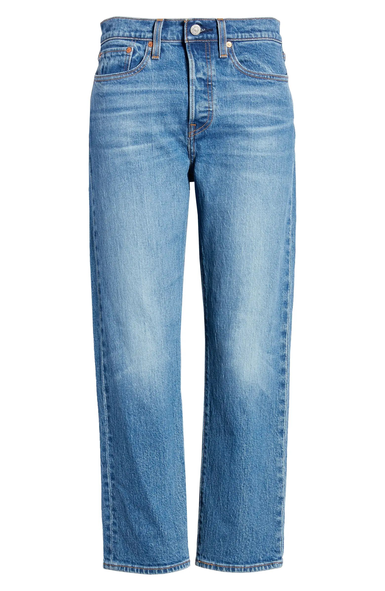 Levi's® Wedgie High Waist Crop Straight Leg Jeans | Nordstrom | Nordstrom
