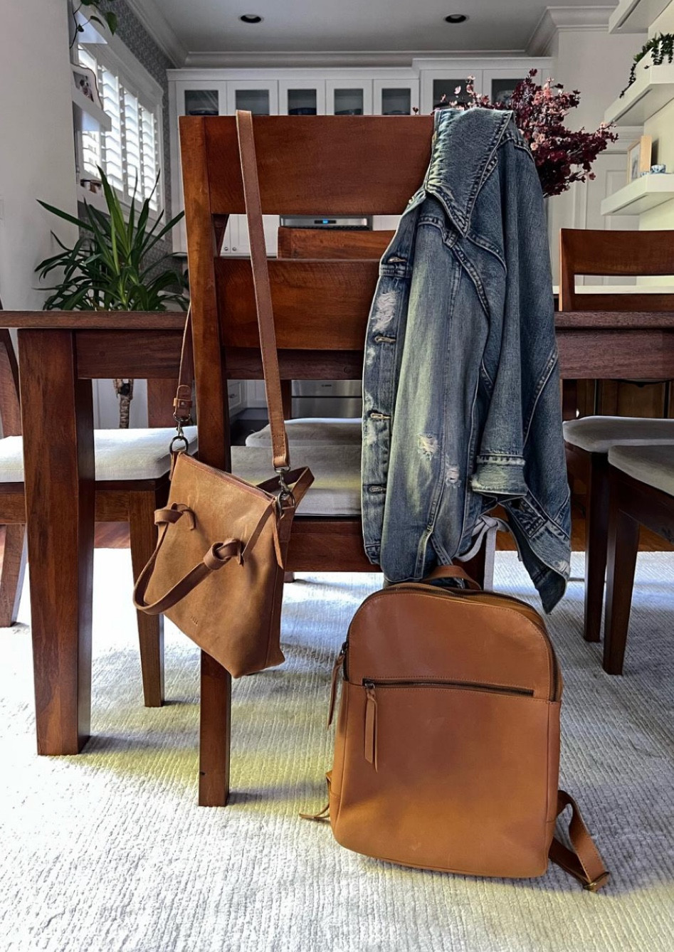 40% off Able with code LAURENNHOLIDAY40 🙌🏼
Best jean jacket
Versatile crossbody
Leather backpack for travel and/or work 

#LTKCyberweek #LTKsalealert