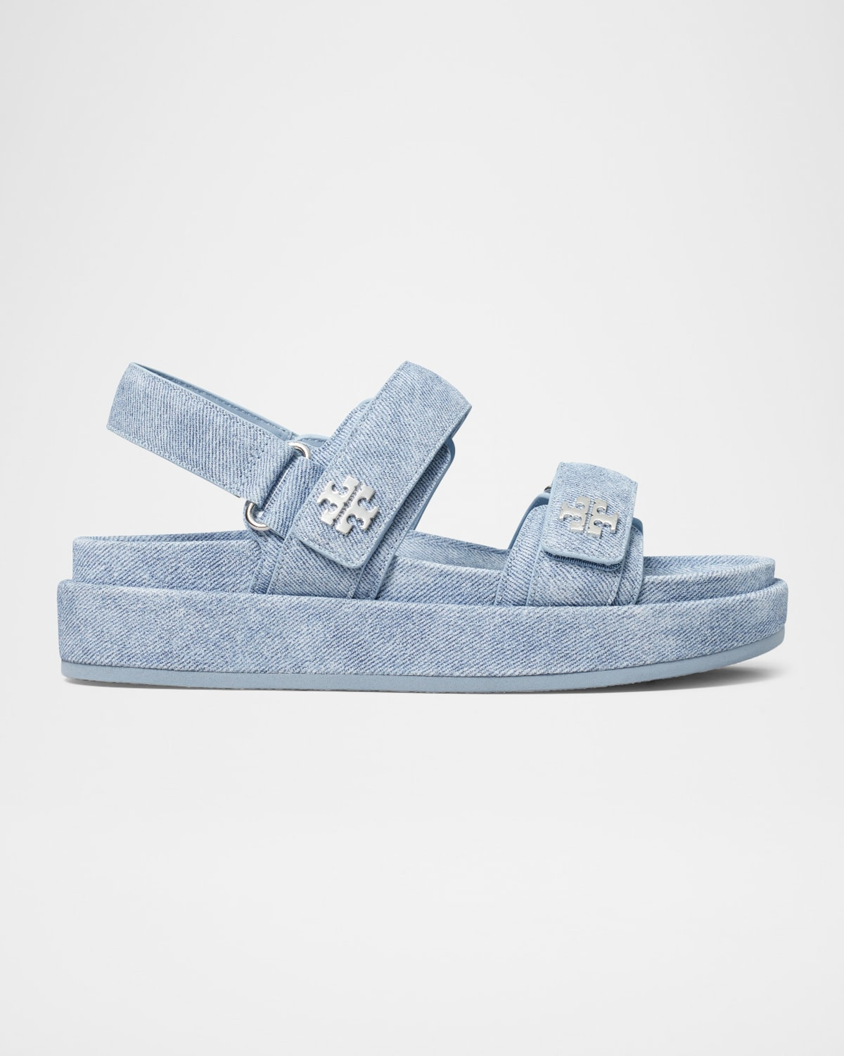 Kira Denim Dual-Band Sport Sandals | Neiman Marcus