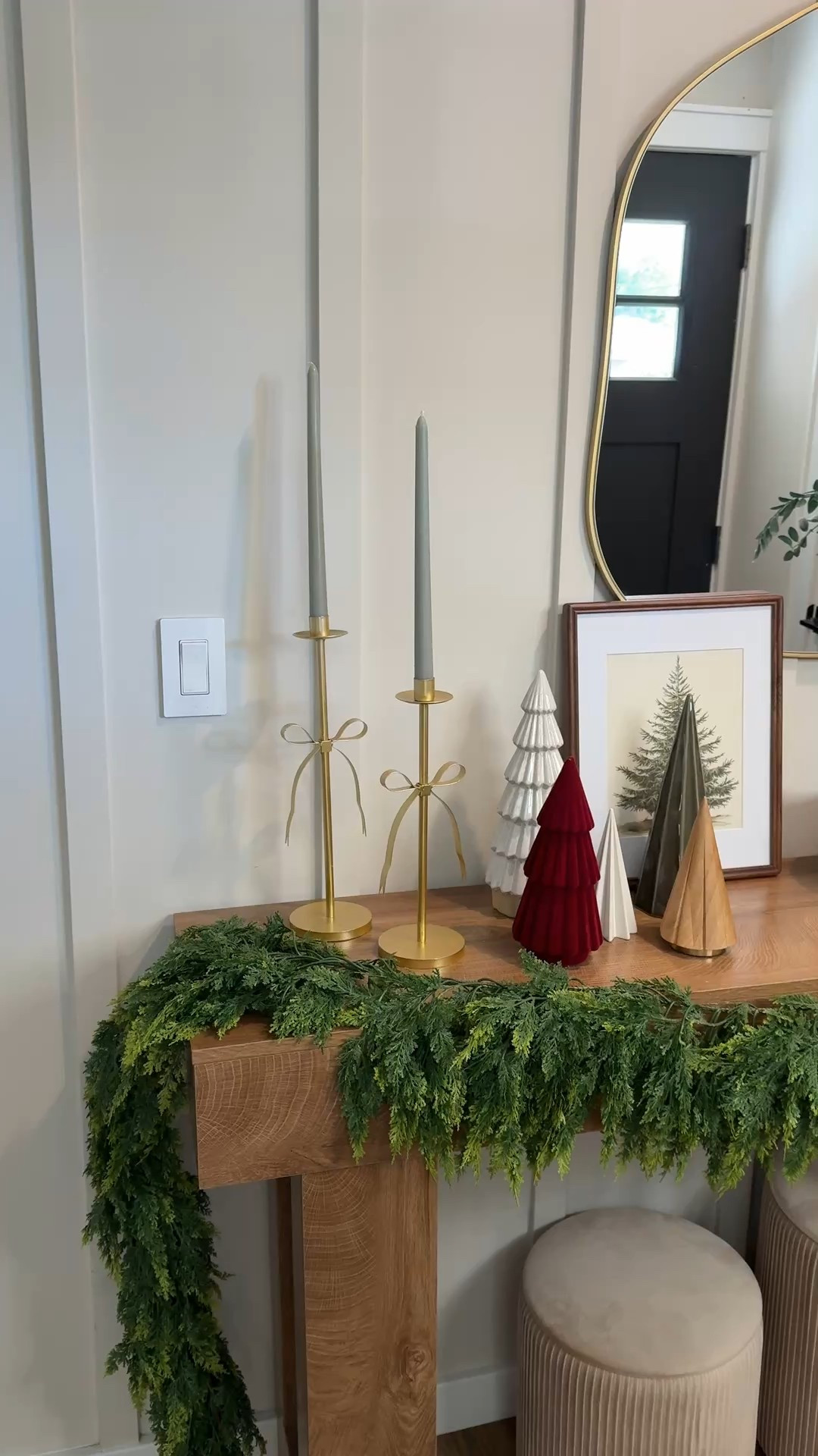 Entry table Christmas decor 🌲

The pretty antique picture was the finishing touch  

#LTKSeasonal #LTKHoliday #LTKHome