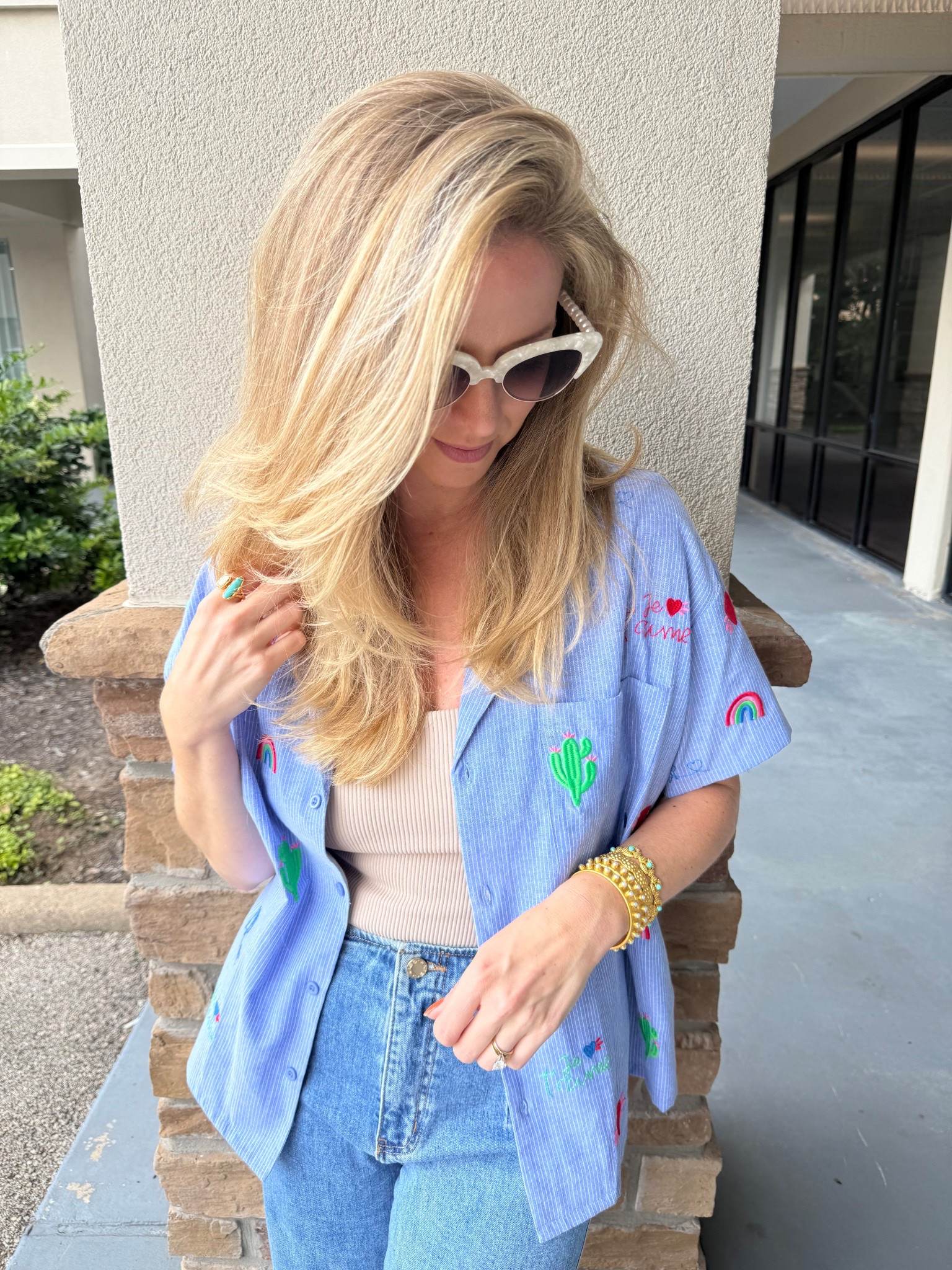 B$tches get Stitches…say less! Summertime Hand-stitched embroidered button up at the Christina Greene boutique


#LTKStyleTip #LTKTravel #LTKSeasonal