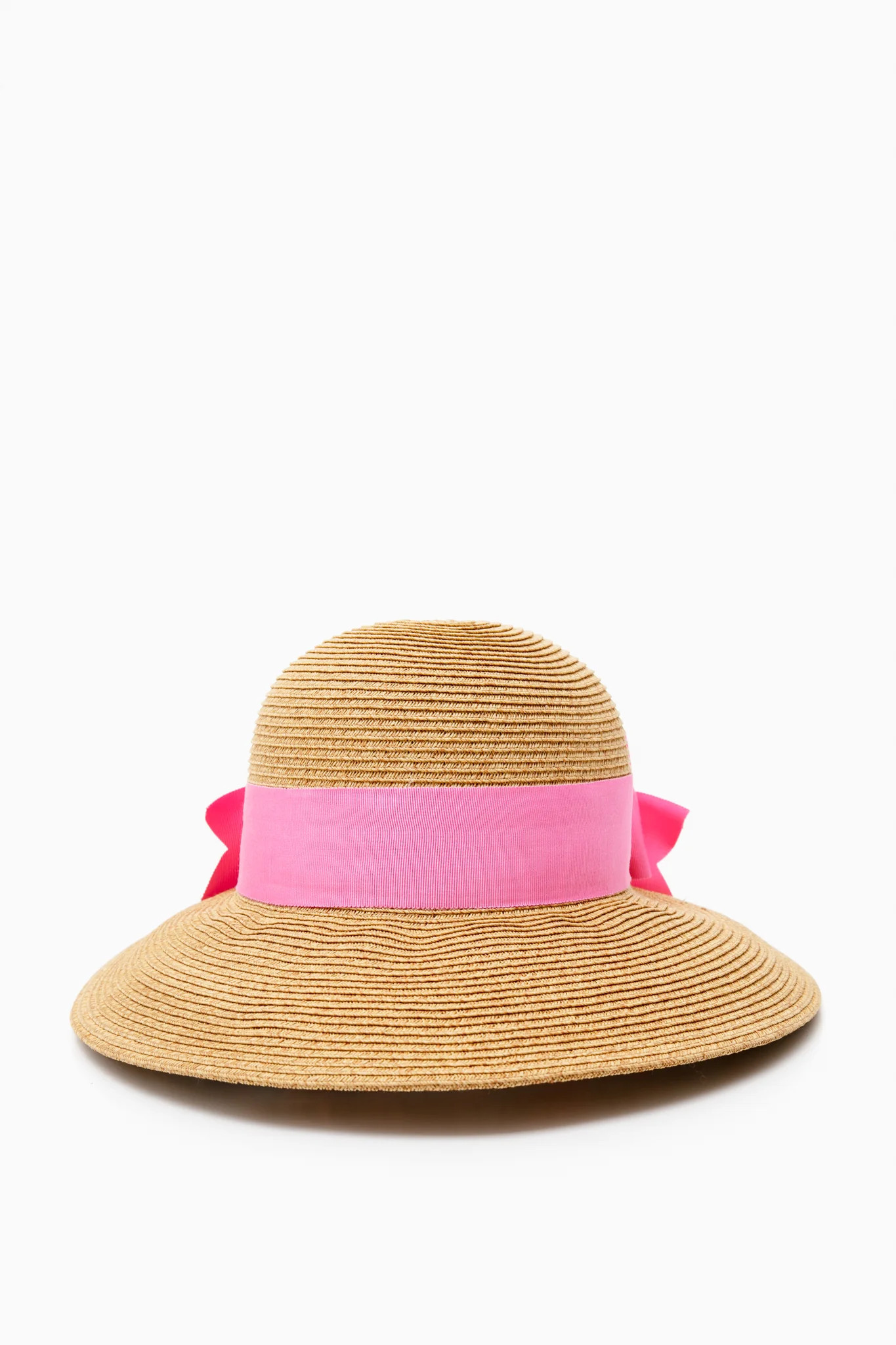 Exclusive Pink Packable Wide Bow Sunhat | Tuckernuck (US)