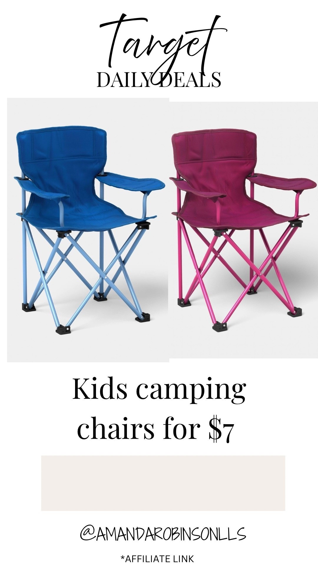 Target Daily Deals
Kids camping chairs

#LTKSaleAlert #LTKKids