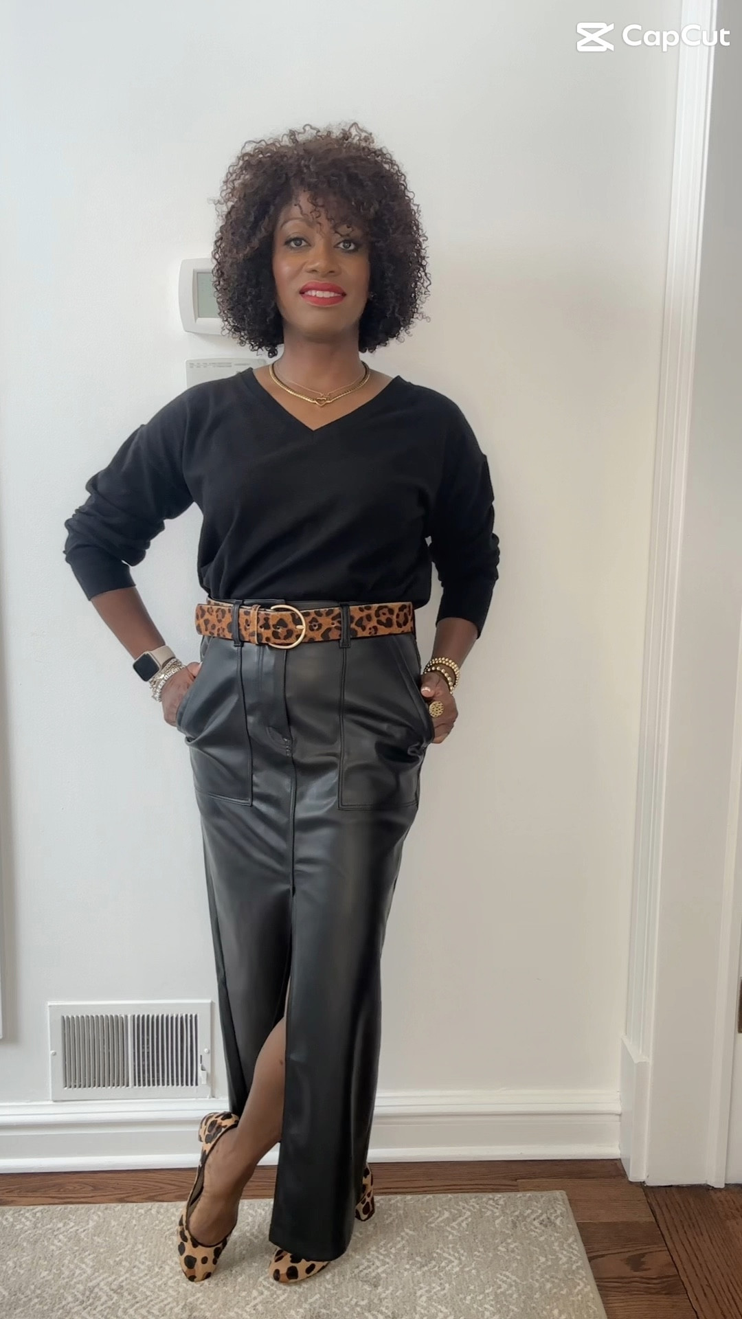 Perfect for this transition weather! While spring seems to be indecisive you can look fab in this leather midi skirt.

#LTKworkwear #LTKshoecrush #LTKstyletip