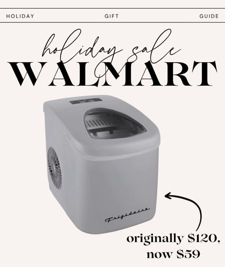 We loveeee our ice maker at our house! Walmarts deals are so fabulous!!! Originally $120, now only $59!!! #walmart #seasonal #holiday

#LTKHoliday #LTKSeasonal #LTKGiftGuide
