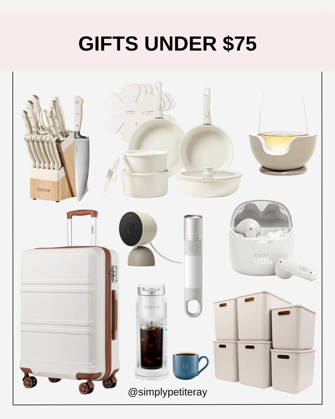 Gifts under $75

#GiftGuide #GiftGuideForHer 

 #LTKGiftGuide #LTKHoliday #LTKSeasonal