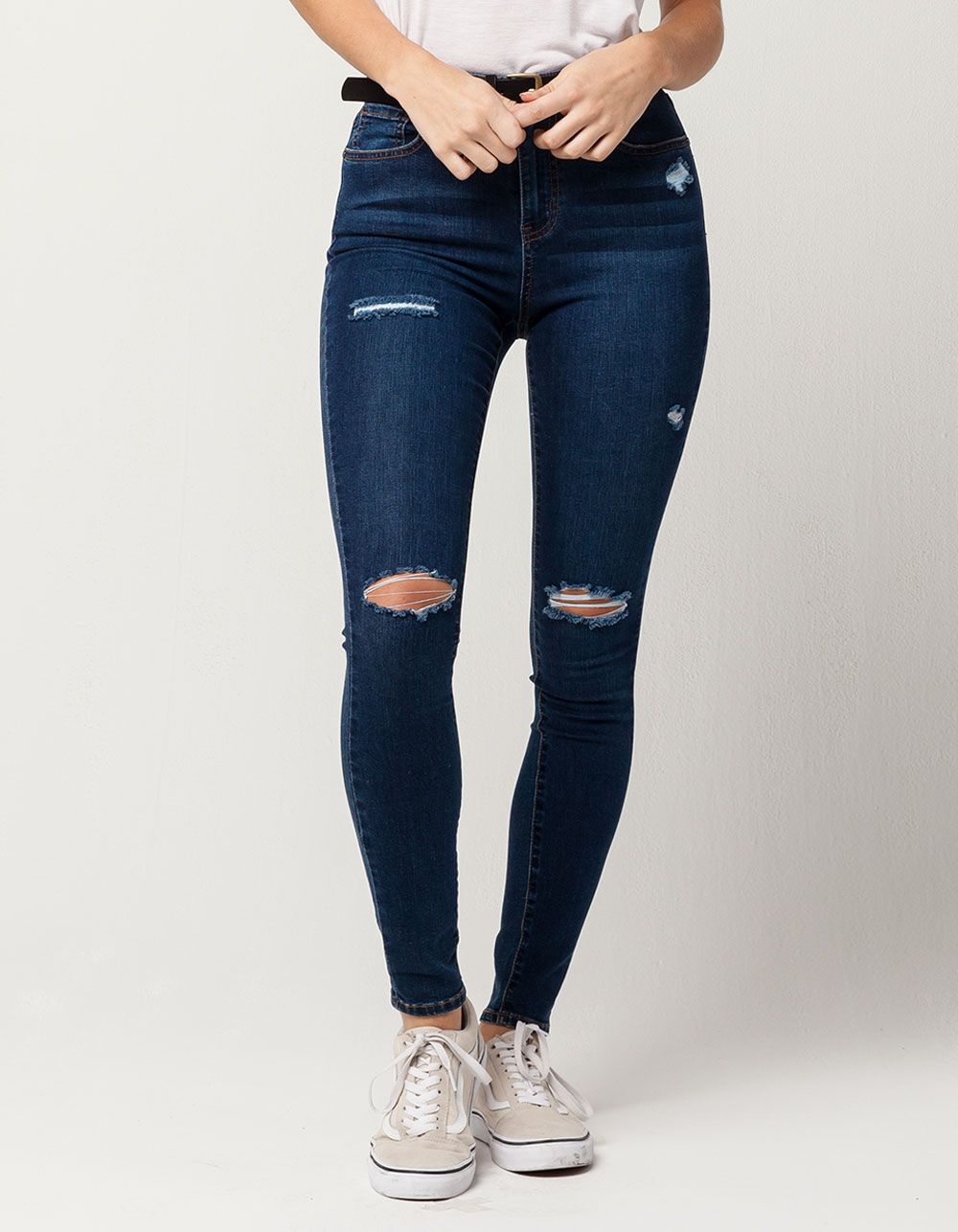 RSQ MANHATTAN HIGH RISE RIPPED SKINNY JEANS | Tillys