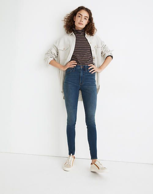 Petite 10" High-Rise Roadtripper Supersoft Jeans in Playford Wash | Madewell