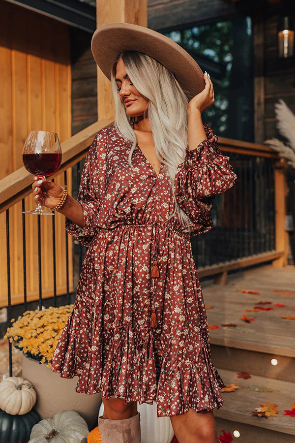 Simply Carried Away Floral Mini Dress | Impressions Online Boutique