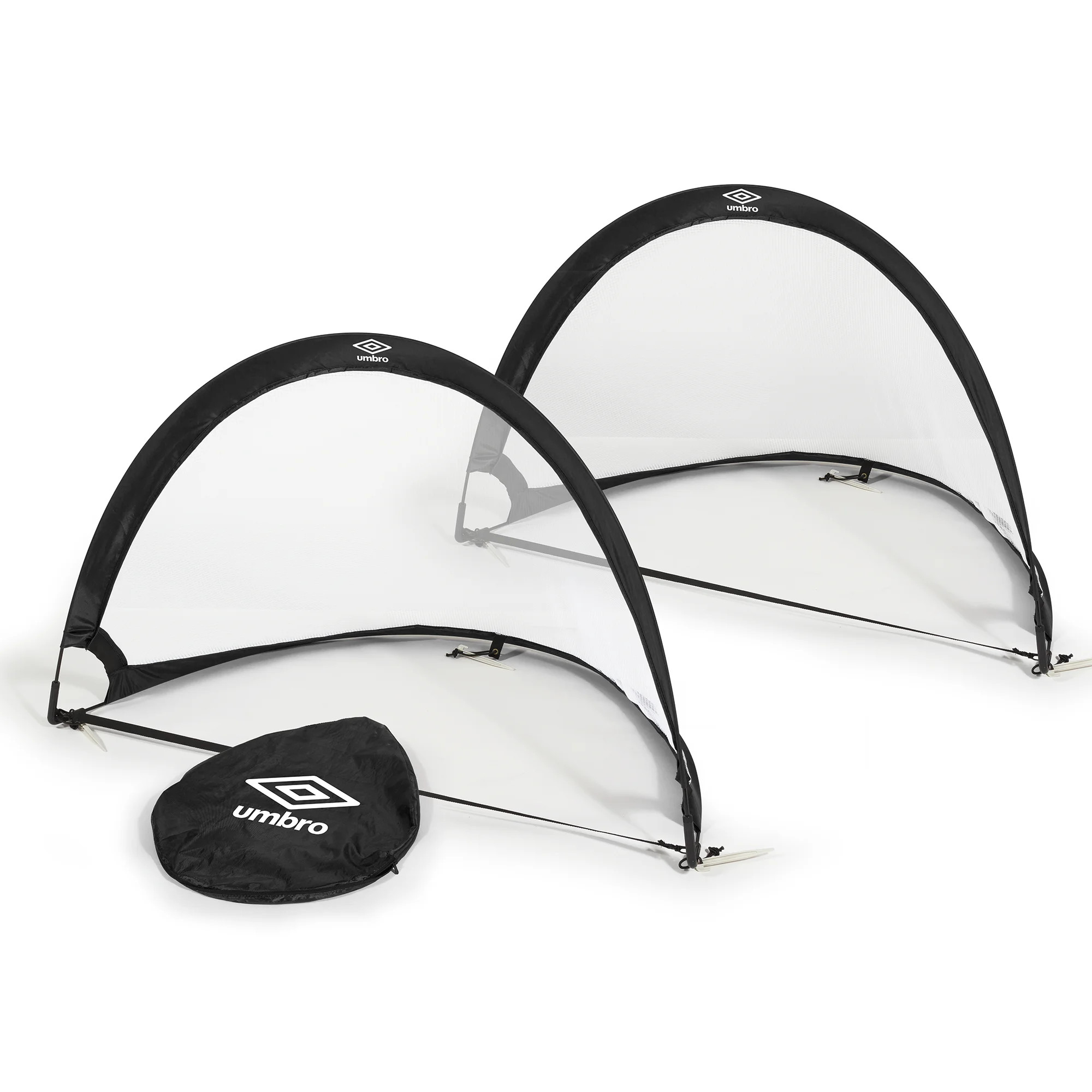 Umbro 3' x 2' Pop Up Soccer Goal Net - 2 Goal Set with Carry Bag | Walmart (US)