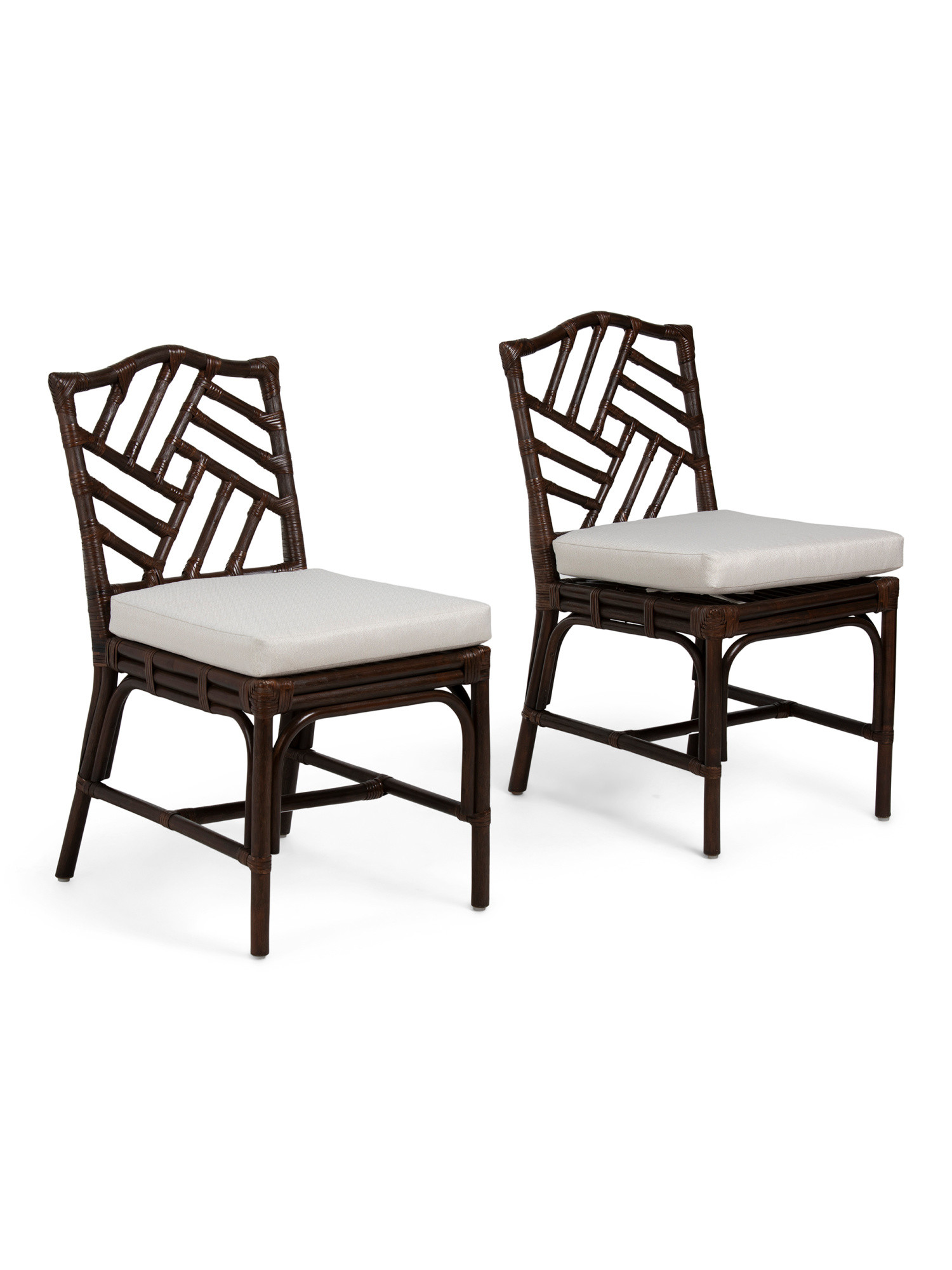 17x30 Set Of 2 Alie Cushioned Dining Chairs | TJ Maxx