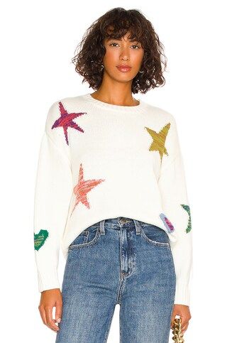 Rails Zoey Sweater in Ivory Rainbow Stars from Revolve.com | Revolve Clothing (Global)