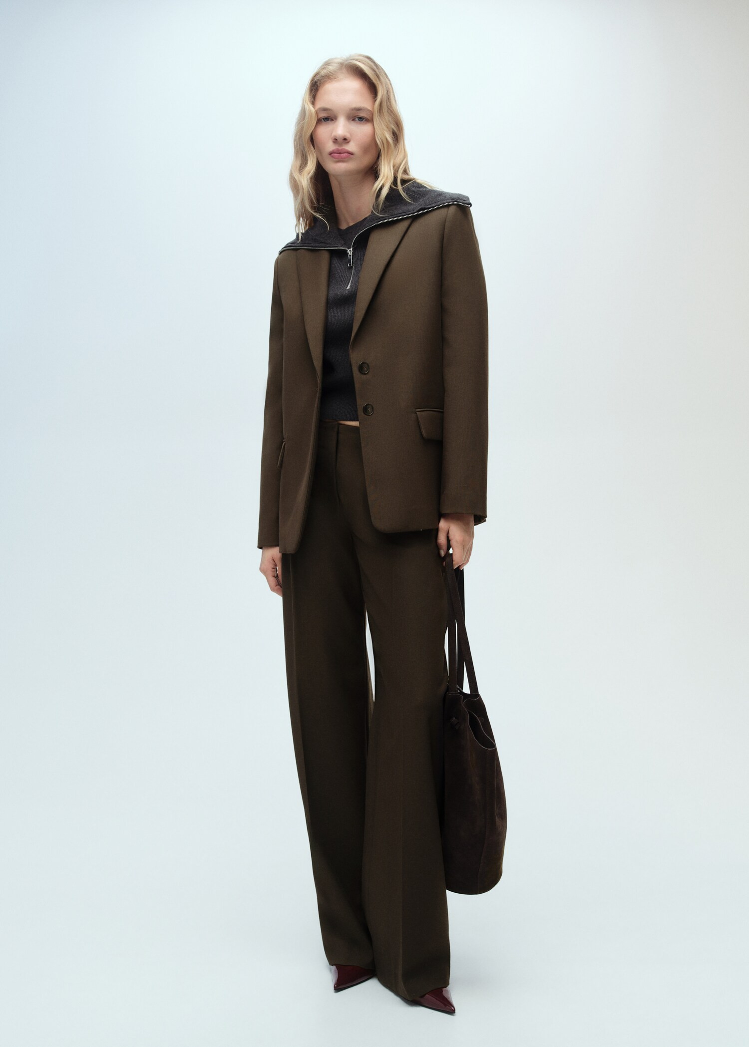 Gerade Anzugjacke - Damen | MANGO Deutschland | Mango EU