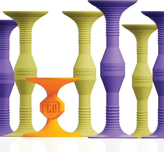 Popdarts Pro Pack Game Set (Purple and Yellow) - Indoor, Outdoor Suction Cup Throwing Game - Comp... | Amazon (US)