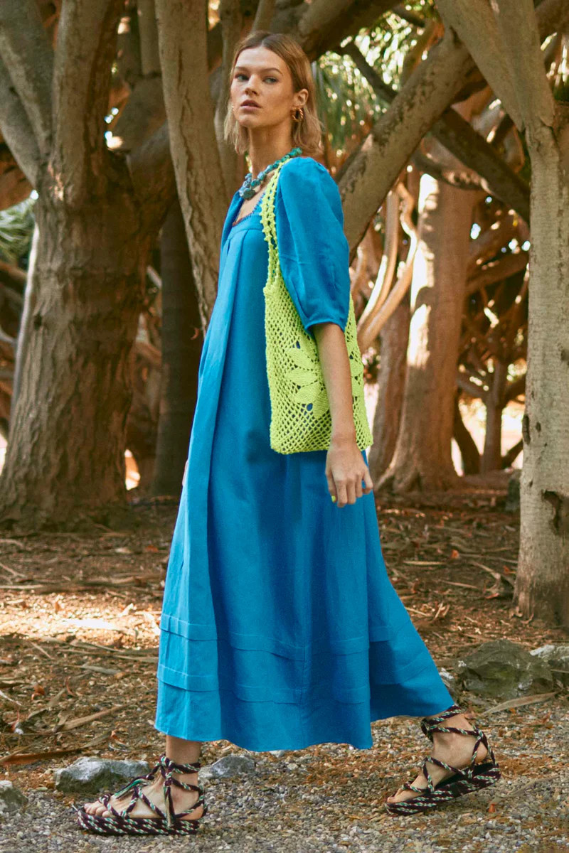 Waverly Dress | Trapeze Maxi Dress | Hunter Bell | Hunter Bell