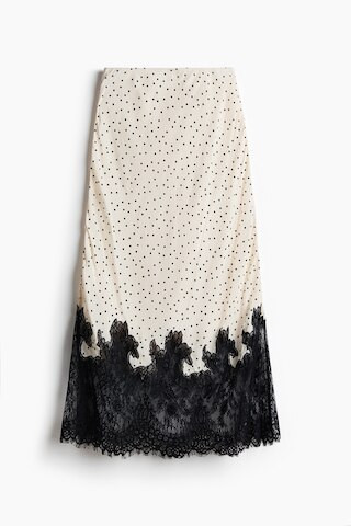 Lace-Trimmed Skirt | H&M (US + CA)