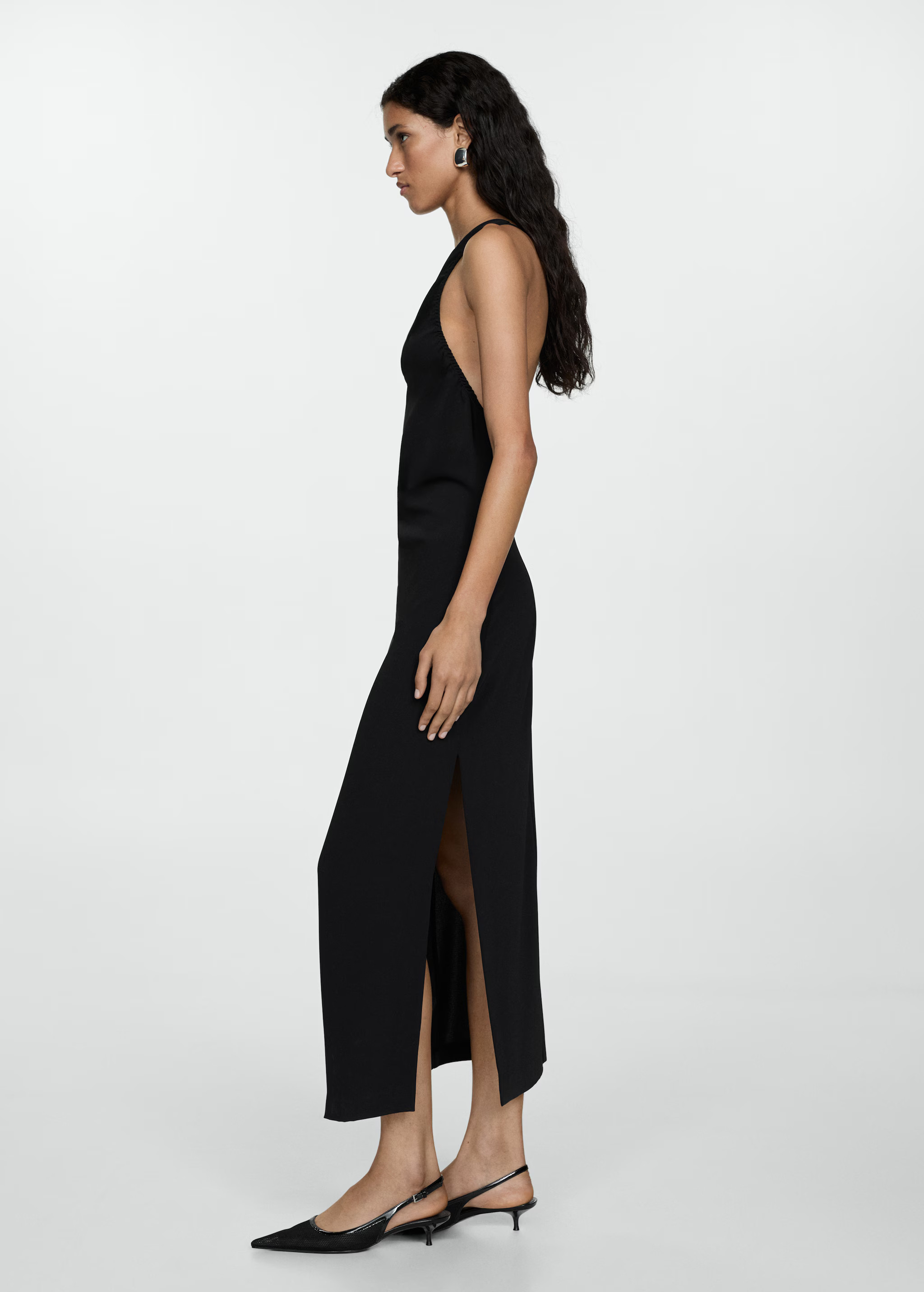 Heeled mesh shoes - Woman | MANGO USA | MANGO (US)