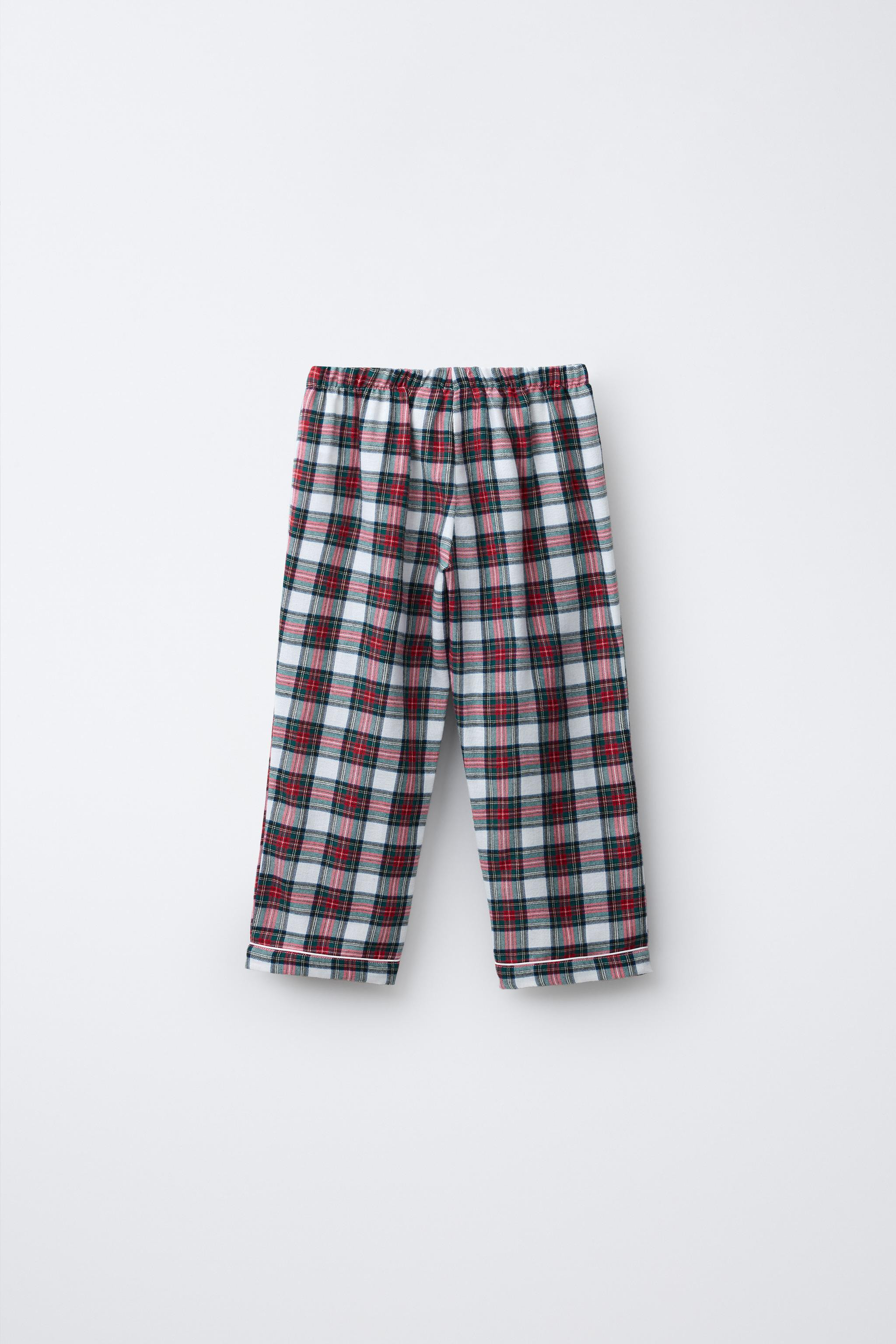 3-6 YEARS / FLANNEL PLAID PAJAMAS | Zara Canada