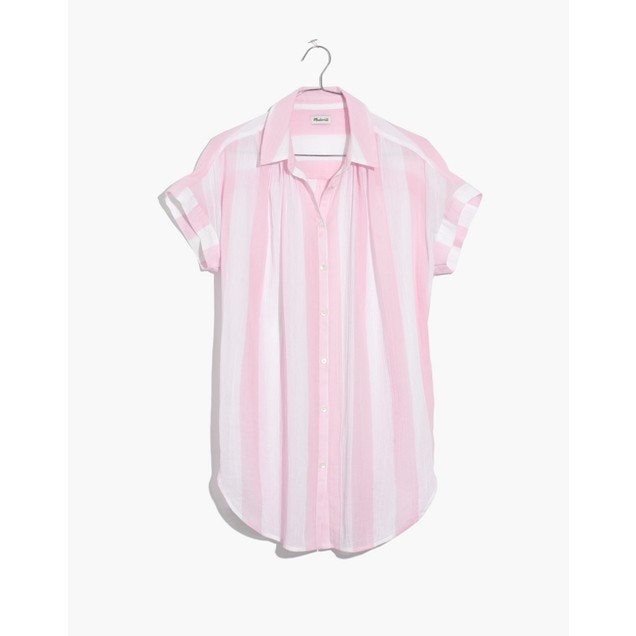 Central Tunic Shirt in Cara Stripe | Madewell
