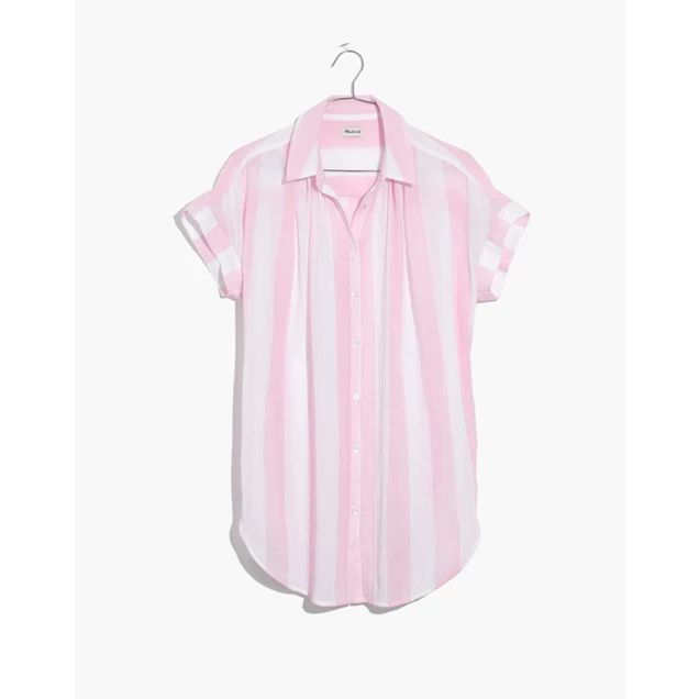 Central Tunic Shirt in Cara Stripe | Madewell