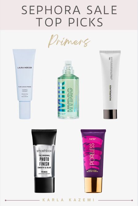 🚨SEPHORA SALE TOP PICKS🚨
Save up to 20% using code TIMETOSAVE
✨Top Primers✨
These are really great for skin prep and really help grip and hold your makeup in place🙌








Primer, hydrogrip primer, blurring primer, full glam, everyday primer, full glam makeup, mature skin, over 35 makeup, over 40 makeup, Karla Kazemi, Latina.

#LTKbeauty #LTKover40 #LTKsalealert