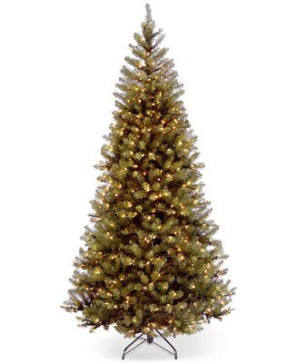 7.5' Spruce Hinged Christmas Tree with 450 Clear Lights | Macy's