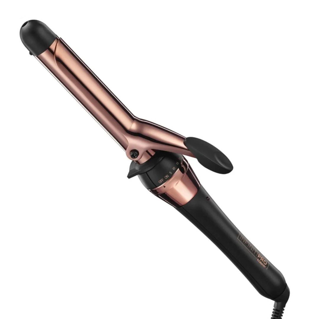 InfinitiPRO by Conair Rose Gold Titanium Curling Iron, 1" | Walmart (US)