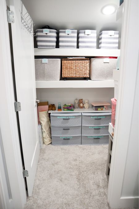 I reorganized the loft closet so it was set up for baby boy and it’s so nice to have everything refreshed! #breezingthrough #breezingthroughhome #breezingthroughnursery

#LTKhome #LTKbaby #LTKunder100