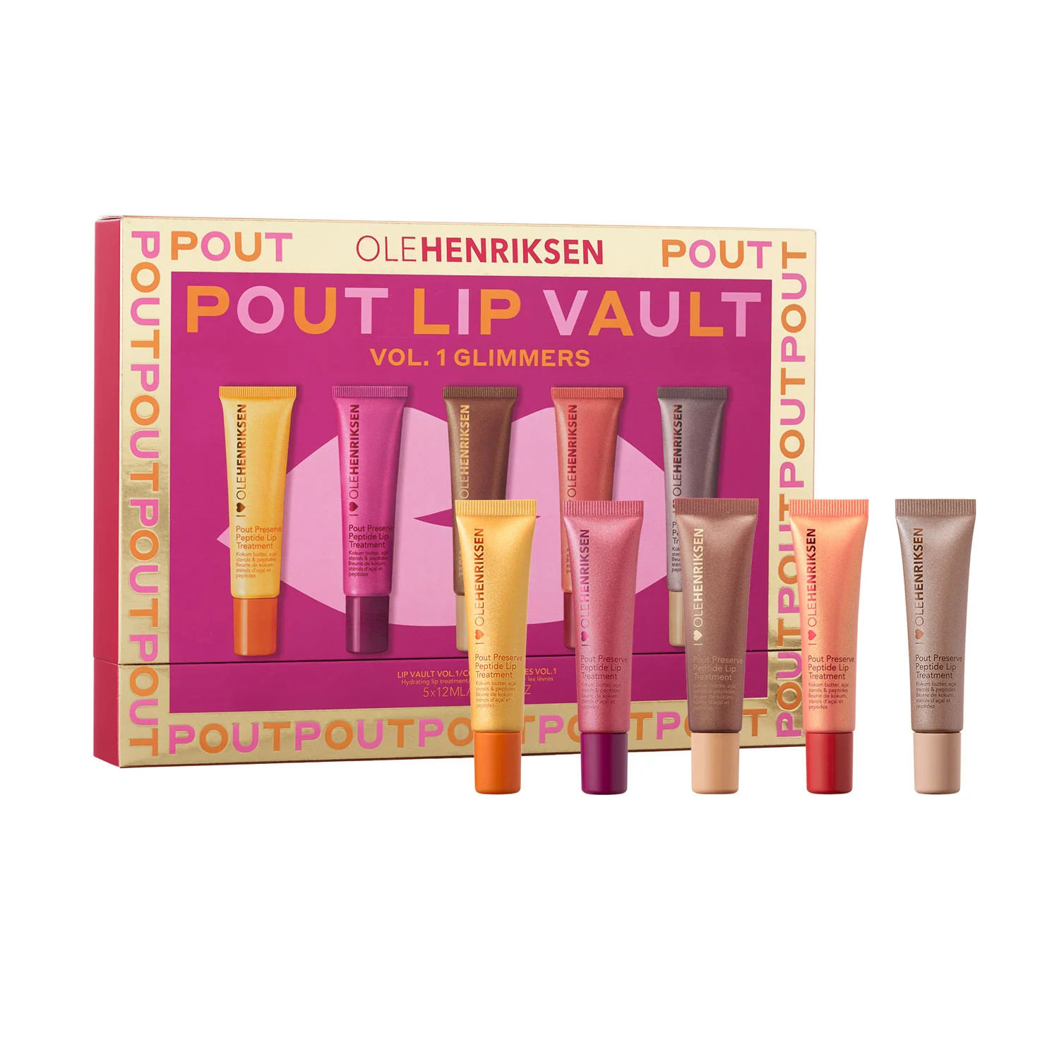 Pout Preserve Peptide Lip Treatment Glimmer Vault Vol. 1 | Ole Henriksen