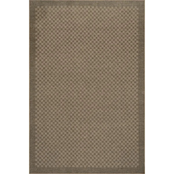 Nate Berkus Watts Modern Checkered Washable Area Rug | Wayfair North America