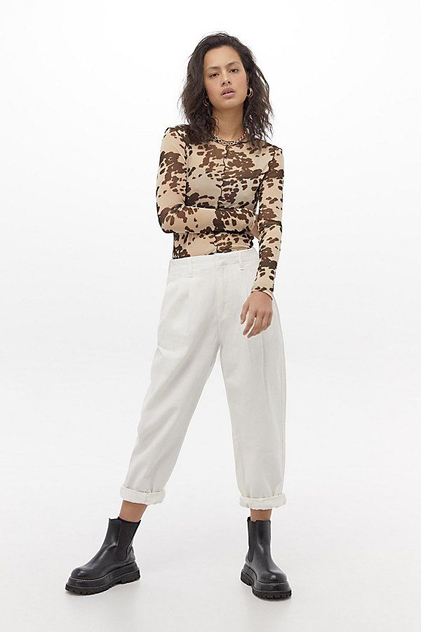 BDG Drew White Pant | Urban Outfitters (US and RoW)