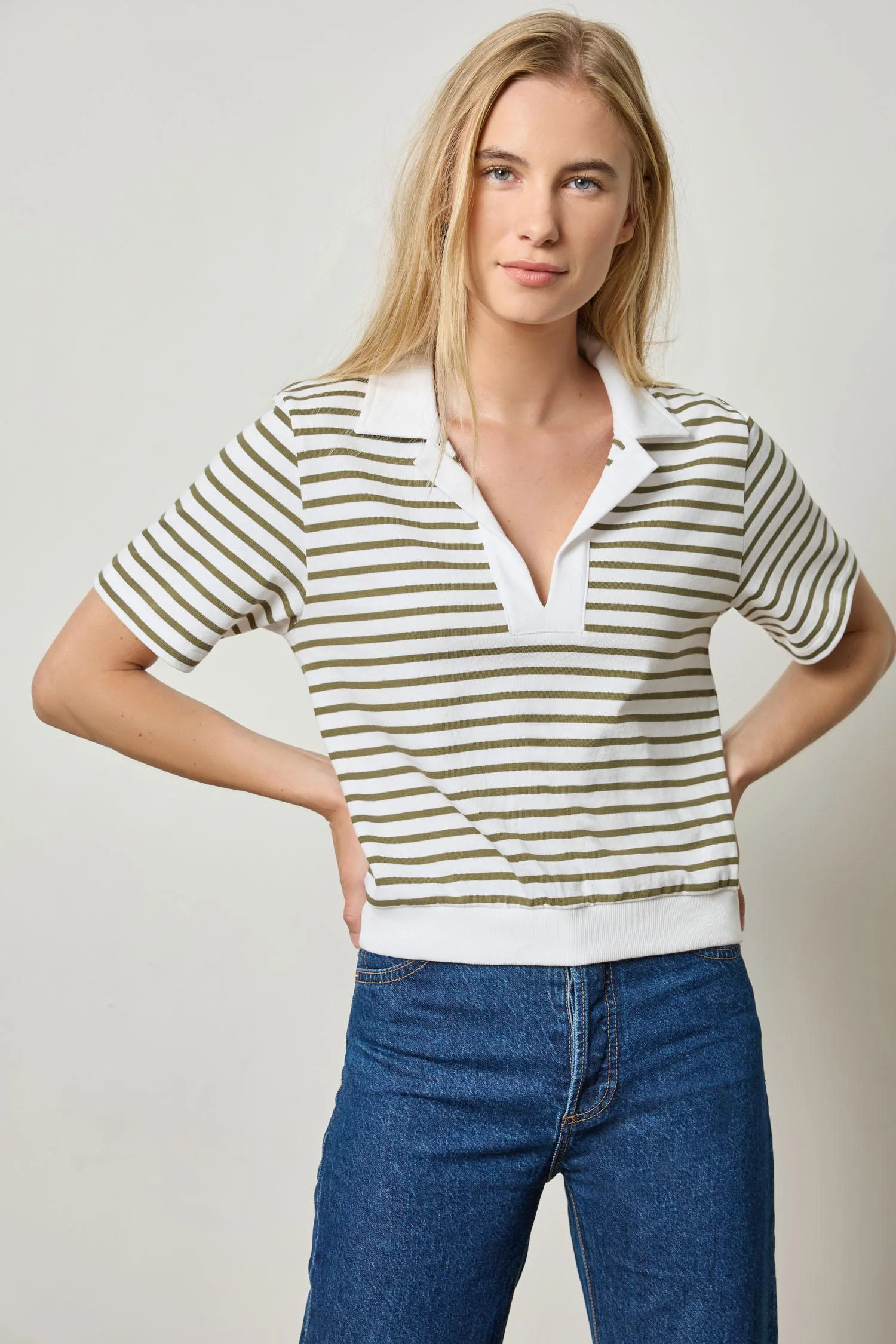 Polo Popover Top | Lilla P