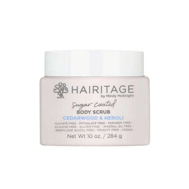 Hairitage Sugar Coated Cedarwood & Neroli Scented Exfoliating Body Scrub | Coconut Oil & Sweet Al... | Walmart (US)