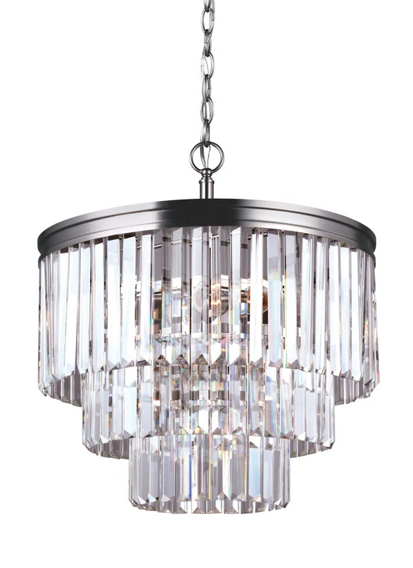 Domenique Traditional 4-Light Crystal Chandelier | Wayfair North America
