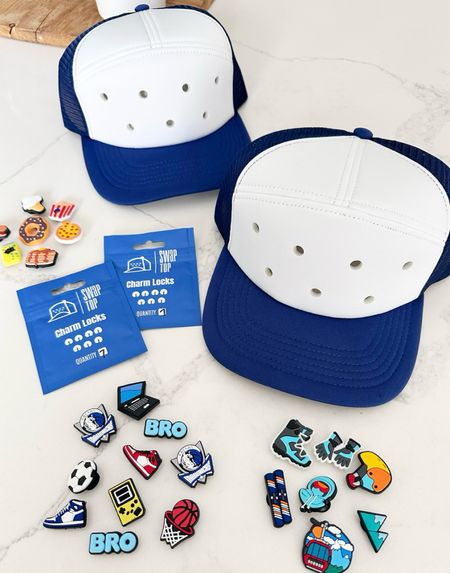 My boys love these Swap Top hats with interchangeable charms. The charms work for Crocs or the hats and make a unique, fun gift! 
.


#LTKfamily #LTKfindsunder50 #LTKkids