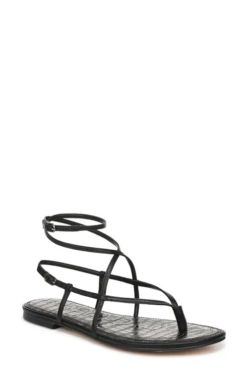 Sam Edelman Clarra Strappy Sandal in Black at Nordstrom, Size 5.5 | Nordstrom