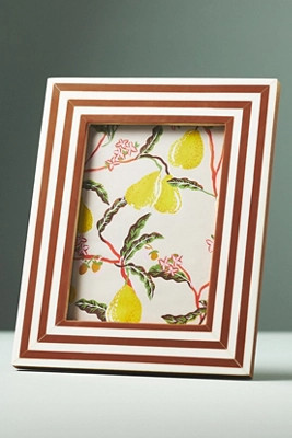 Striped Resin Frame | Anthropologie (US)