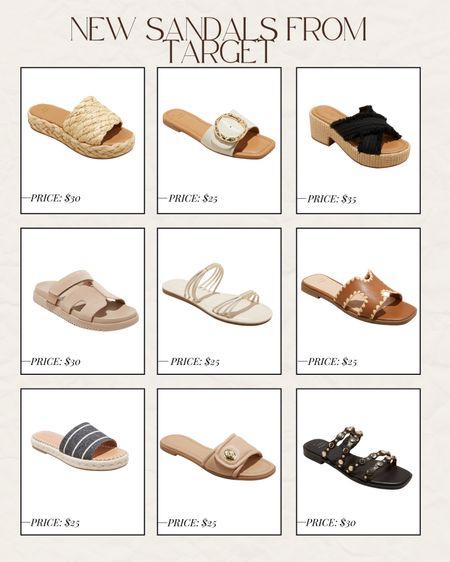 New sandals from Target! Perfect for summer & all under $35! 

#LTKfindsunder50 #LTKshoecrush #LTKstyletip