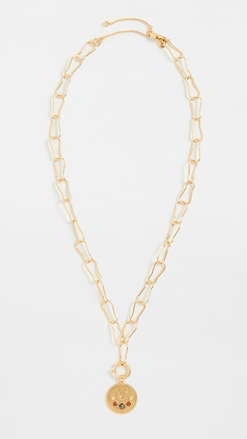 Horseshoe Coin Pendant Necklace | Shopbop